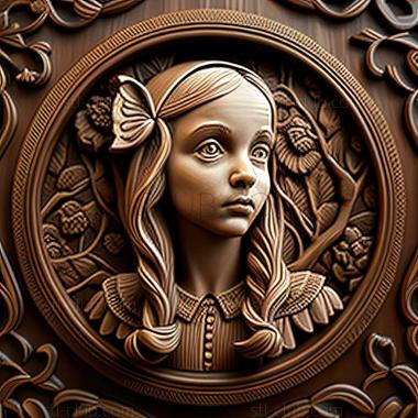 3D model Alice from Alice in Wonderland (STL)